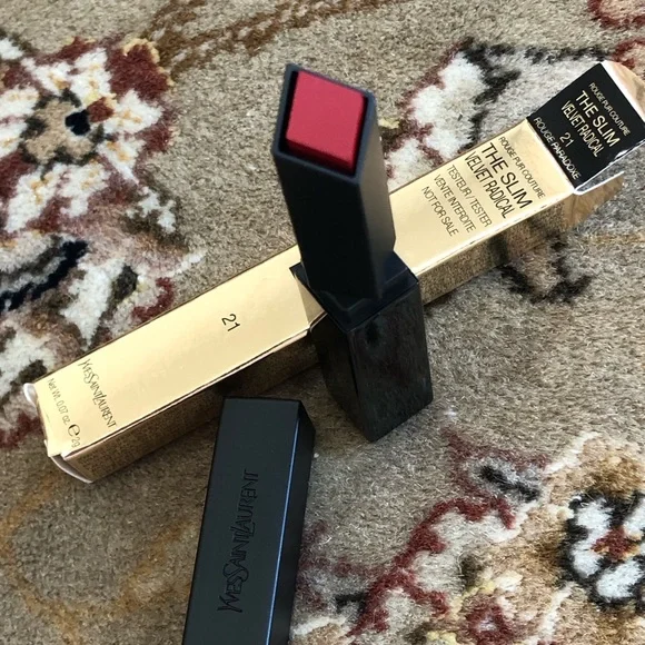 NIB YSL Beaute the slim velvet radical lipstick color 21 - Picture 2 of 9
